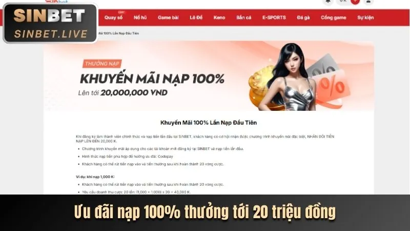 Ưu đãi nạp tiền lần đầu qua ứng dụng